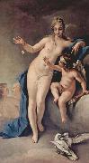 Sebastiano Ricci Venus und Amor France oil painting artist